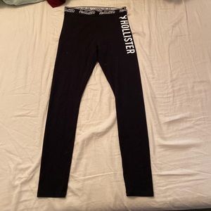 Black high rise leggings
